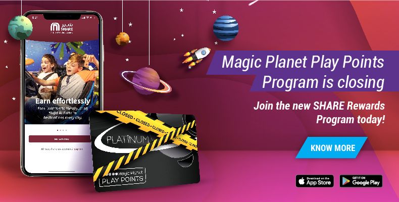 Magic Planet Play Points Programe is closing